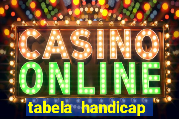 tabela handicap asiatico escanteios